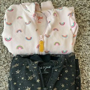 CAT & JACK GIRL ZIP UP SWEATER SIZE 5T